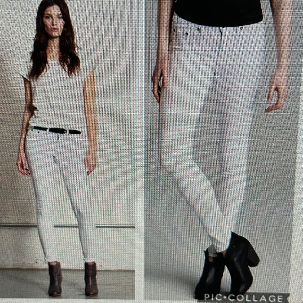 Rag and Bone Bright White Legging Skinny Jeans
